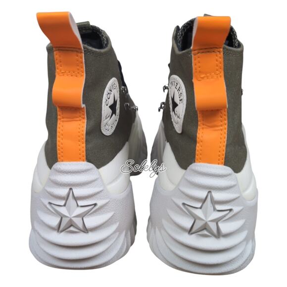 Converse Run Star Motion High Platform Utility Green Egret Sun Ray Sneaker 9.5 - Picture 3 of 10